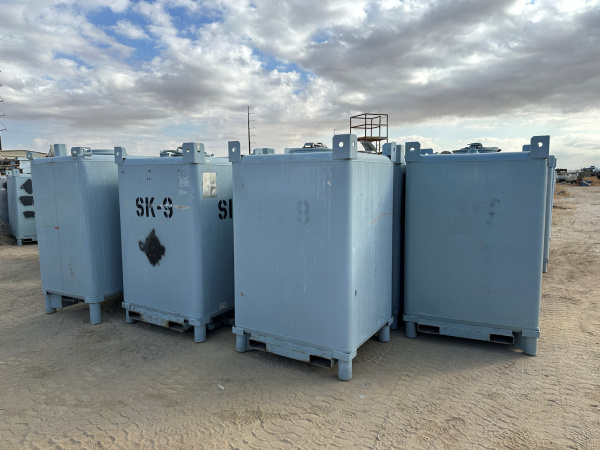 Used stainless steel tote tank